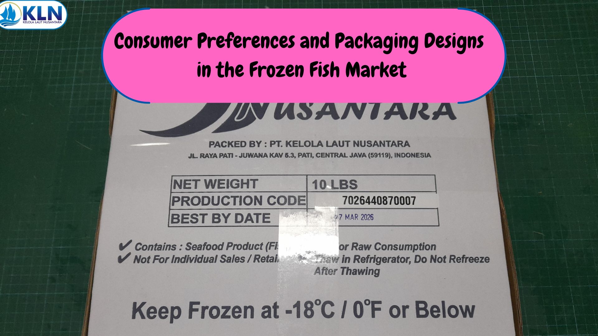 Consumer Preferences and Packaging Designs in the Frozen Fish Market